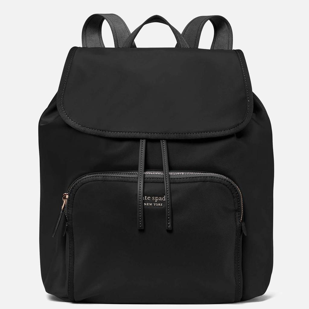 Kate Spade New York Women's Sam Flap Backpack - Black商品第1张图片规格展示