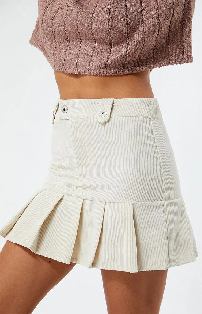 商品Daisy Street|Corduroy Pleated Mini Skirt,价格¥347,第3张图片详细描述