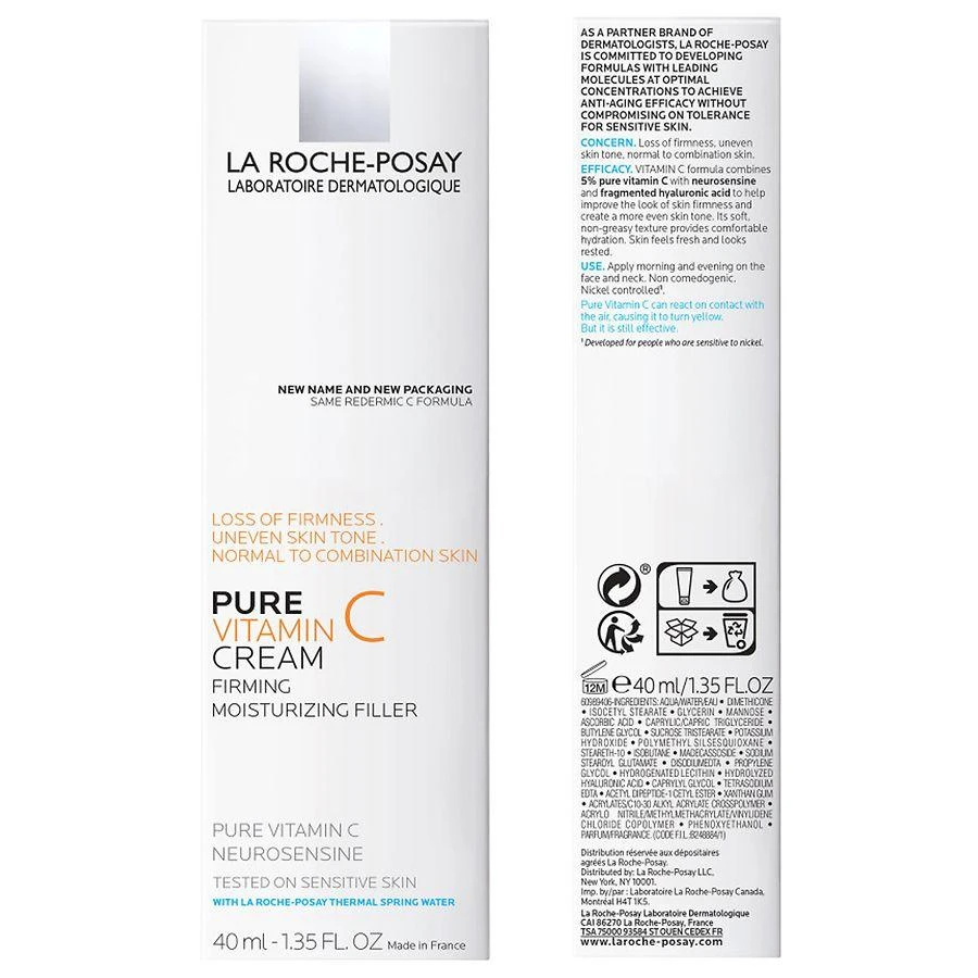 商品La Roche Posay|Pure Vitamin C Anti-Wrinkle Firming Moisturizing Face Cream,价格¥422,第3张图片详细描述