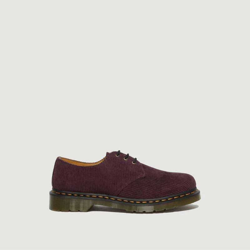 商品Dr. Martens|Corduroy 1461 shoe  Oxblood Duchess  DR. MARTENS,价格¥643,第1张图片