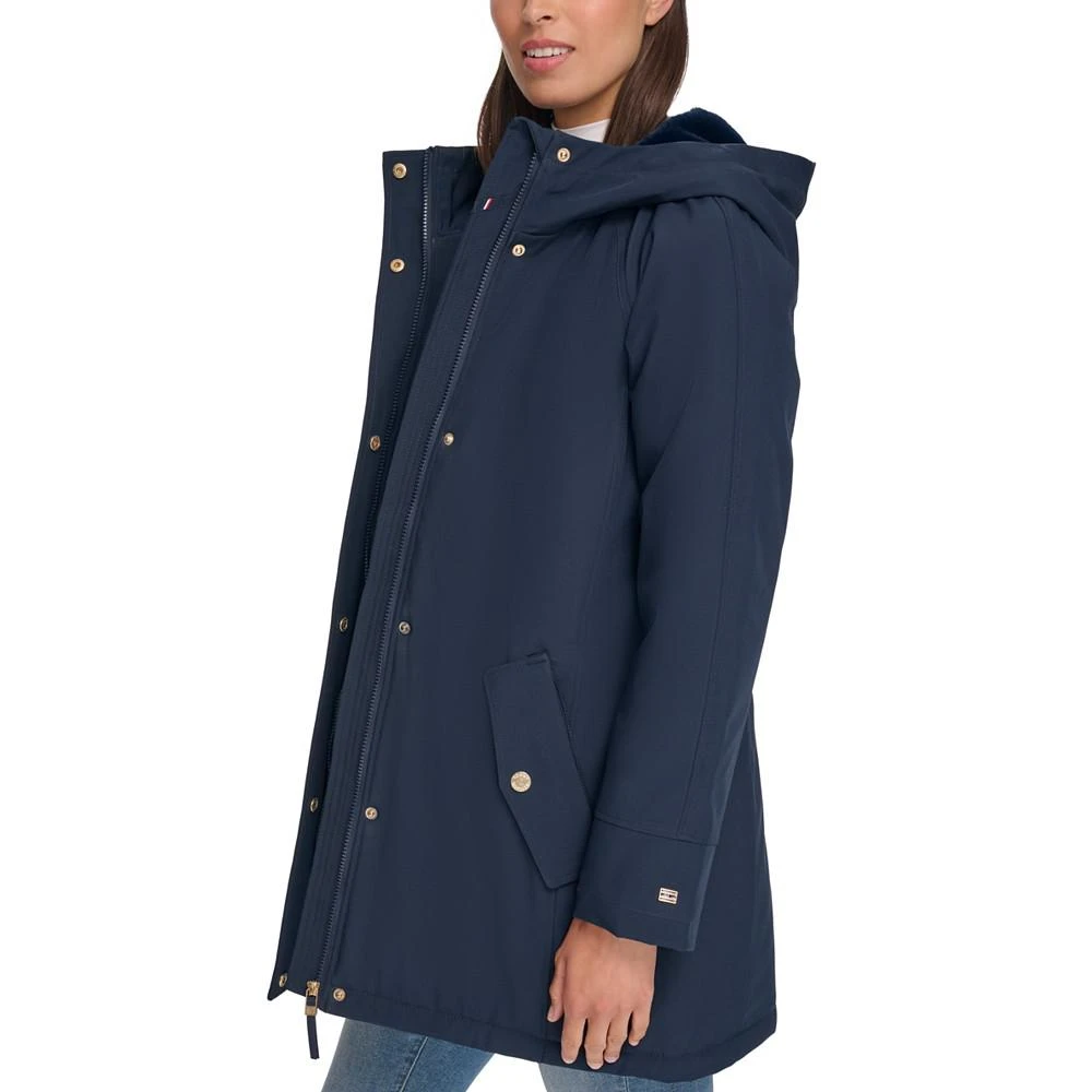 商品Tommy Hilfiger|Women's Hooded Anorak Raincoat,价格¥1018,第3张图片详细描述