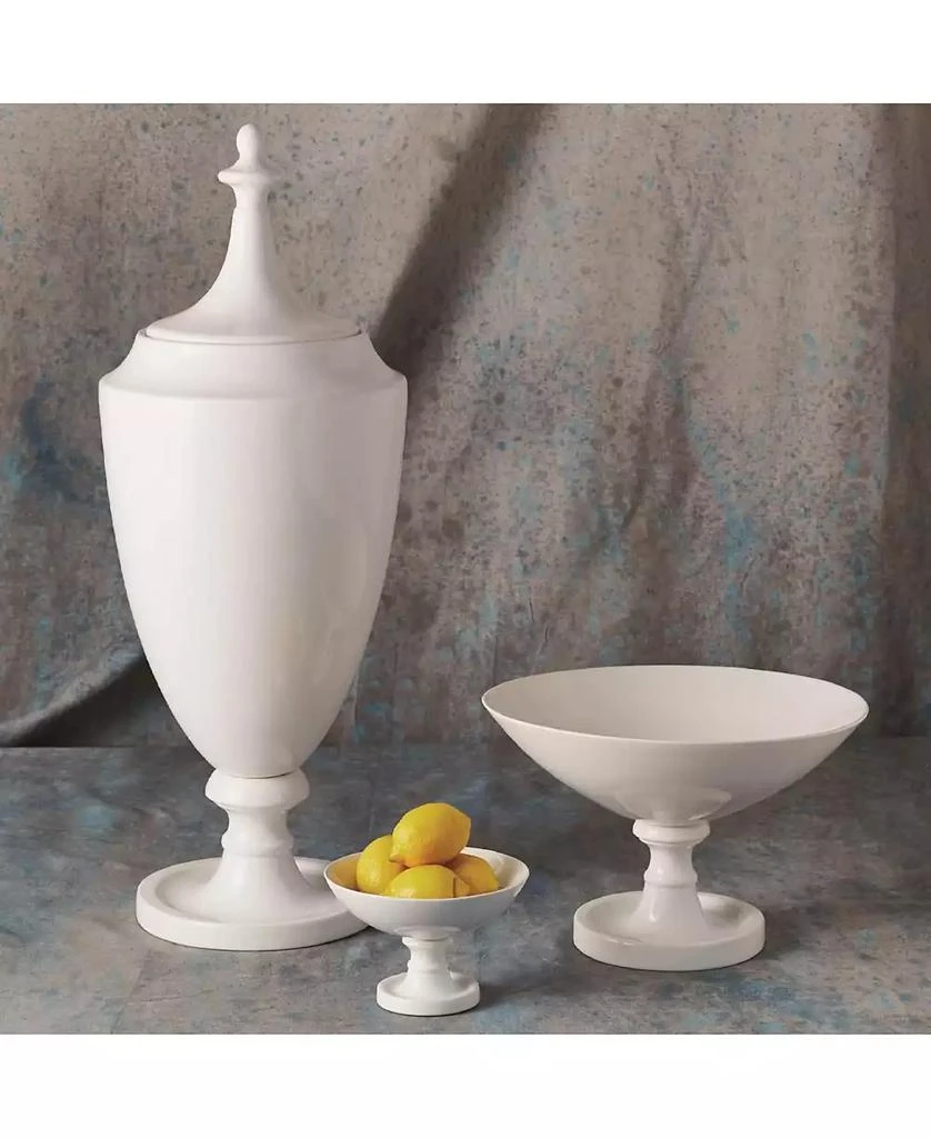 商品Global Views|White Grand Pedestal Bowl Large,价格¥1947,第2张图片详细描述