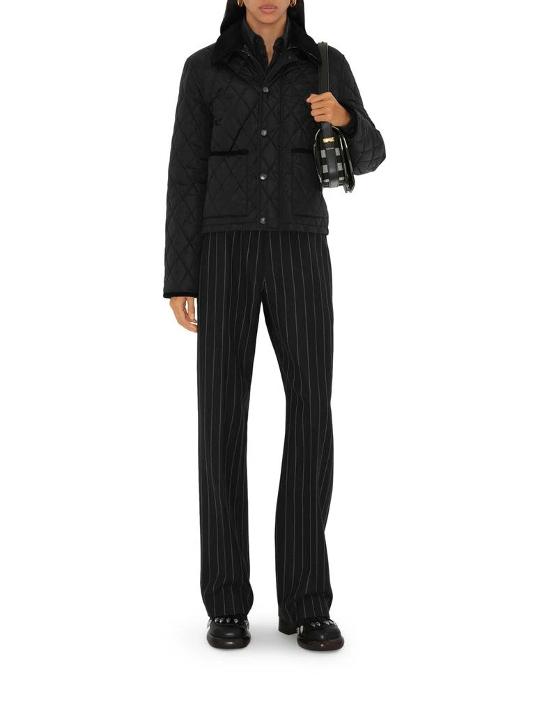 商品Burberry|WITNEY CROPPED QUILTED NYLON JACKET,价格¥8610,第2张图片详细描述
