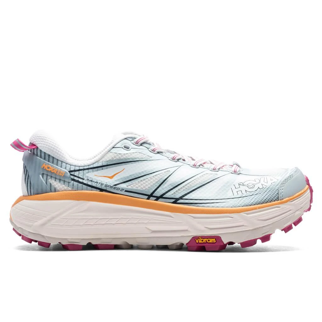 商品Hoka One One|Mafate Speed 2 - White/Ice Flow,价格¥1277,第1张图片