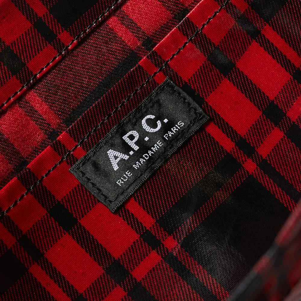 商品A.P.C.|A.P.C. Lou Check Tote Bag,价格¥437,第3张图片详细描述