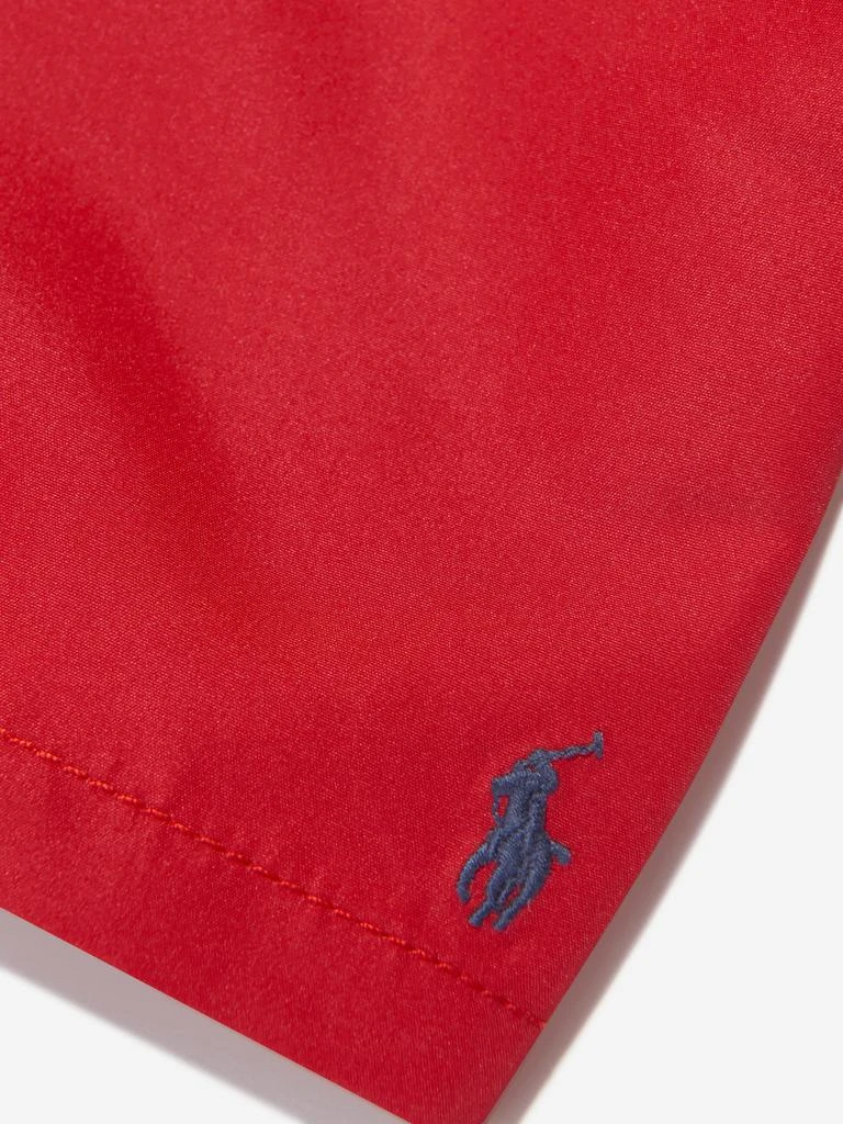 商品Ralph Lauren|Ralph Lauren Boys Logo Swim Shorts in Red,价格¥279,第3张图片详细描述