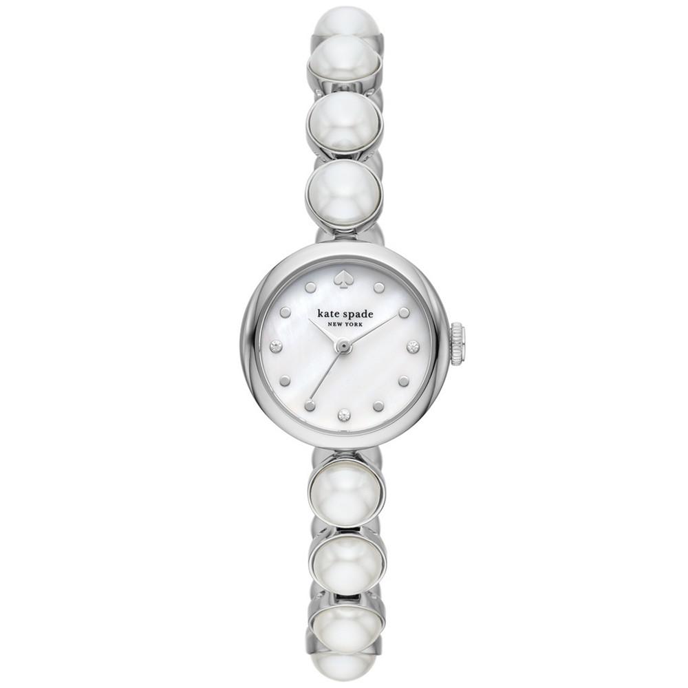 Women's Monroe Three-Hand Silver-Tone Stainless Steel Bracelet Watch, 24mm商品第1张图片规格展示
