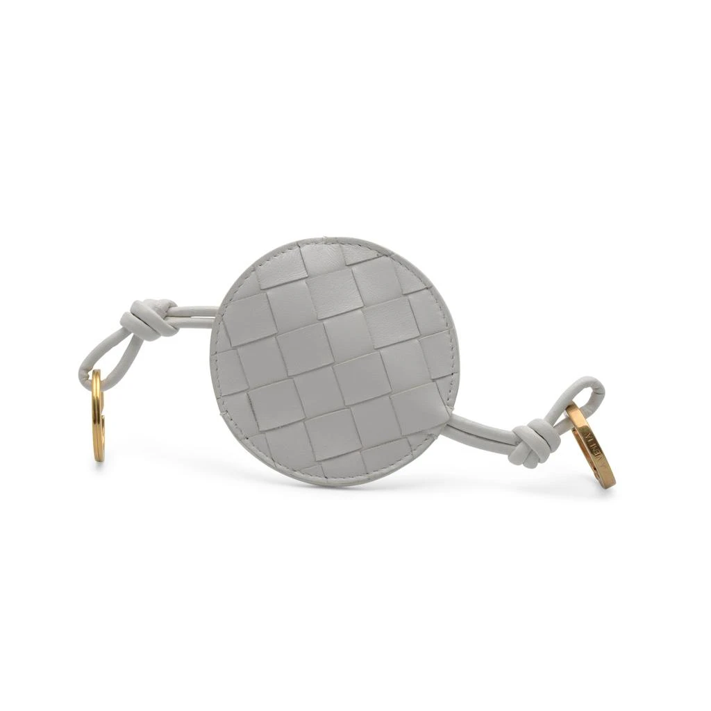 商品Bottega Veneta|Bottega Veneta White Leather Key Chain 629552-Vcpp3-9033,价格¥1020,第1张图片