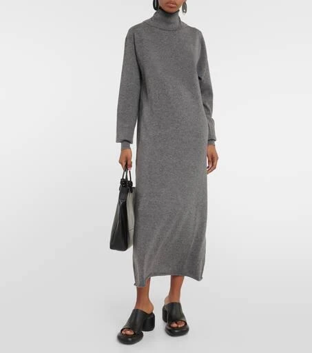商品Jil Sander|羊绒高领中长连衣裙,价格¥12894,第2张图片详细描述