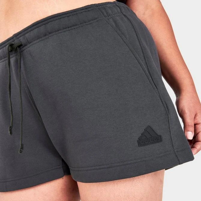 Women's adidas New Sportswear Logo Fleece Shorts (Plus Size) 商品