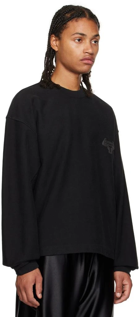 商品Alexander Wang|Black Graphic 'Beefy' Sweatshirt,价格¥1212,第2张图片详细描述