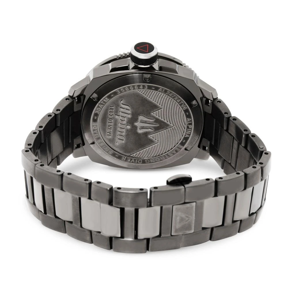 商品Alpina|Alpina Seastrong Diver Titanium Quartz Men's Watch AL-247LNN4TV6B,价格¥3786,第2张图片详细描述