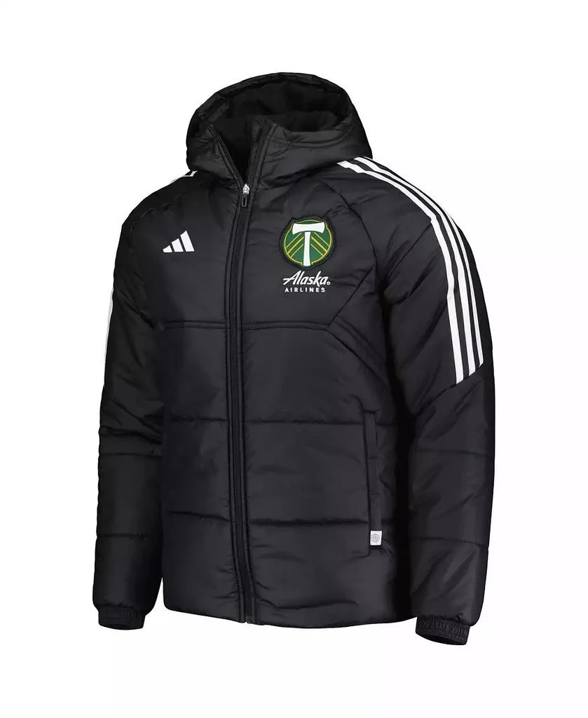 商品Adidas|Men's Black Portland Timbers Winter Raglan Full-Zip Hoodie Jacket,价格¥960,第2张图片详细描述