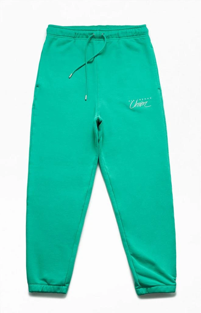 商品Jordan|x Union Green Fleece Sweatpants,价格¥768,第1张图片详细描述