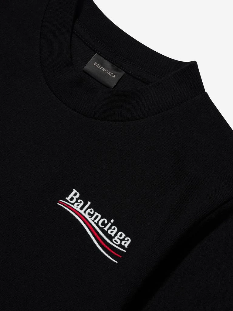 商品Balenciaga|Kids Political Logo T-Shirt,价格¥1648,第3张图片详细描述