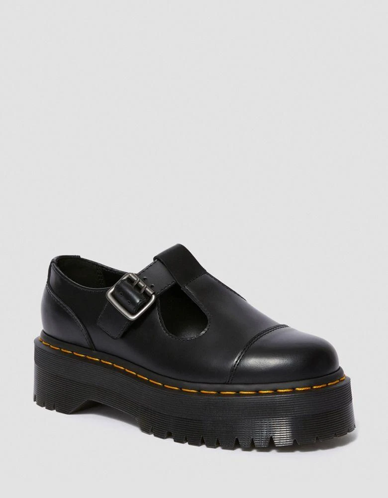 商品Dr. Martens|Dr Martens Bethan quad mary jane flat shoes in black,价格¥760,第3张图片详细描述