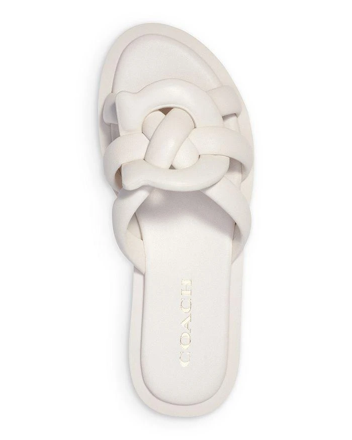 商品Coach|Women's Georgie Slide Sandals,价格¥372,第4张图片详细描述