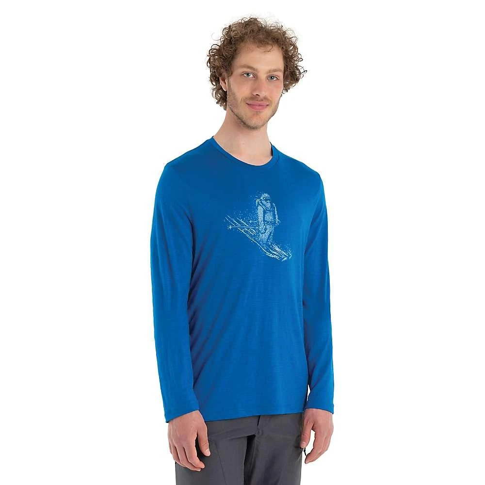 商品Icebreaker|Icebreaker Men's Tech Lite II LS Tee - Skiing Yeti,价格¥545,第4张图片详细描述
