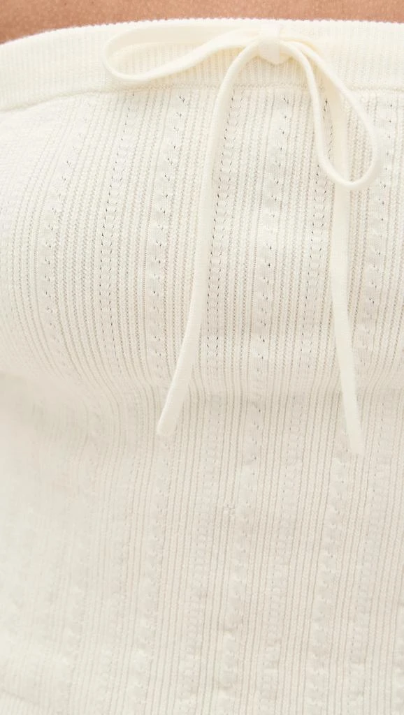 商品Reformation|Zazie Cotton Strapless Sweater,价格¥290,第5张图片详细描述