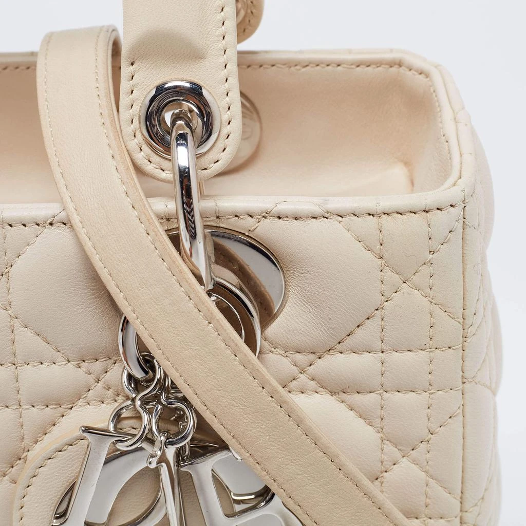 Dior Beige Cannage Leather Medium Lady Dior Tote  商品