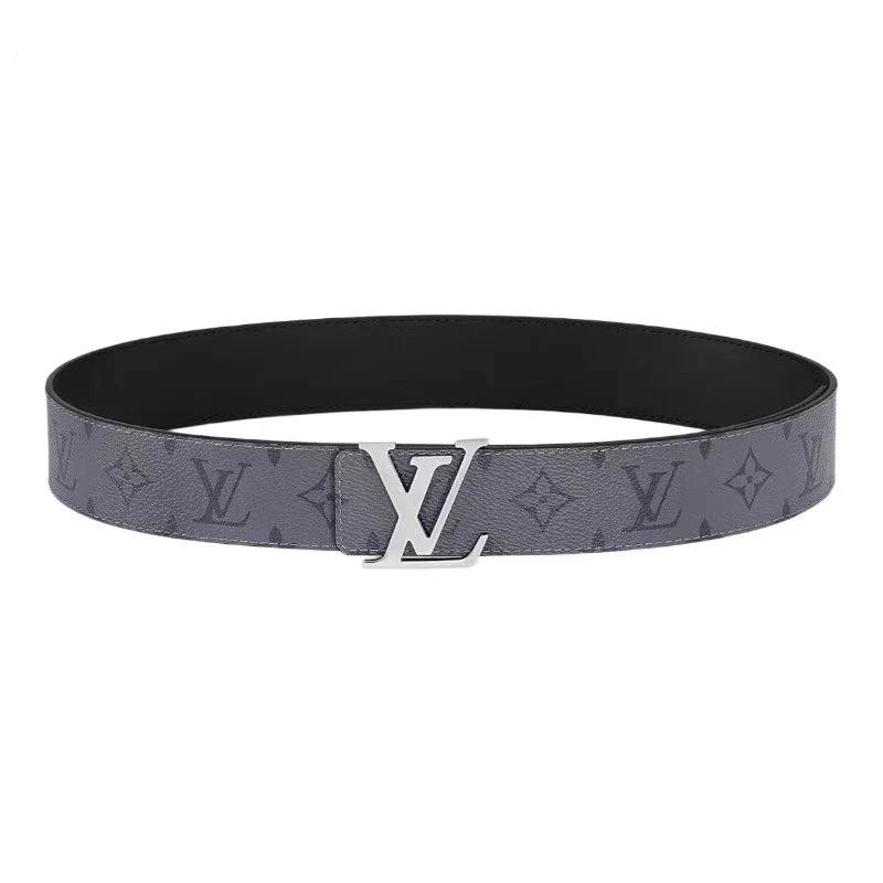 LOUIS VUITTON LV双面平滑扣牛皮帆布腰带宽4cm 商品