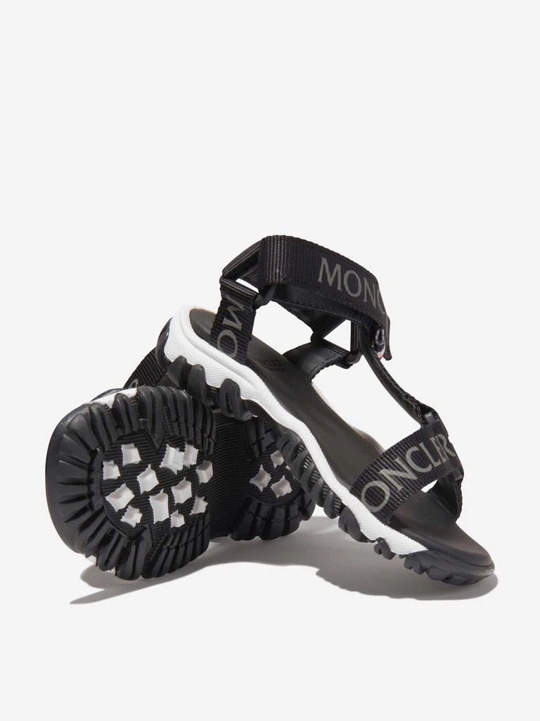 商品Moncler|Moncler Black Unisex Logo Strap Sandals,价格¥2122,第4张图片详细描述
