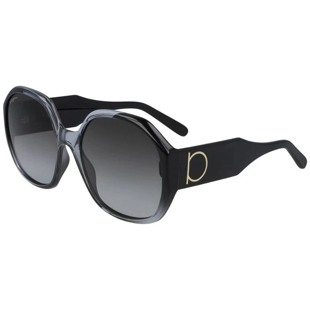 商品Salvatore Ferragamo|Salvatore Ferragamo Unisex Sunglasses - Grey Gradient Lens Butterfly | SF943S 007,价格¥543,第1张图片
