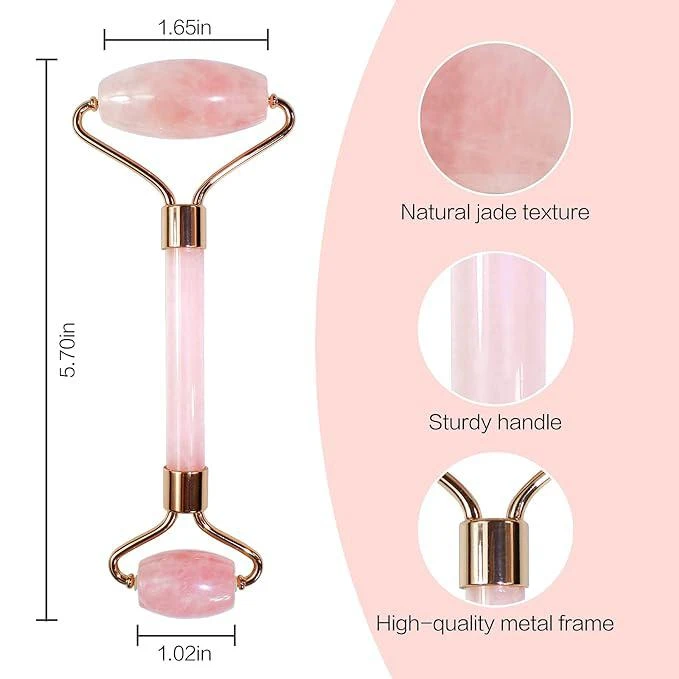 商品Lovery|3 Pack of Rose Quartz Facial Roller, Jade Beauty Roller and Opal Anti-Aging Roller,价格¥260,第3张图片详细描述