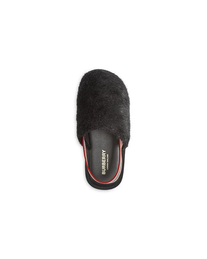 商品Burberry|Unisex Litherton Faux Fur Slingback Sandals - Toddler, Little Kid,价格¥1085,第2张图片详细描述