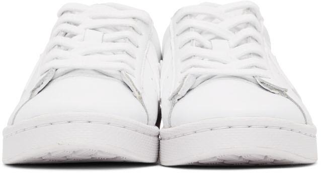 White 'Pro Leather' OX Sneakers商品第2张图片规格展示