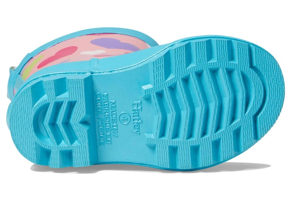 商品Hatley|Colourful Hearts Shiny Rain Boots (Toddler/Little Kid/Big Kid),价格¥298,第3张图片详细描述