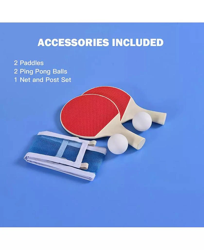 商品Costway|60'' Portable Table Tennis Ping Pong Folding Table,价格¥863,第5张图片详细描述