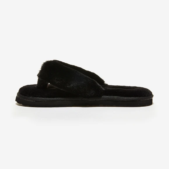 【Brilliant|包邮包税】彪马 Puma Fluff Flip 女生  凉鞋 沙滩鞋 FLIP-FLOPS 拖鞋 人字拖  PKI38534901 Puma Black-Puma Team Gold 商品