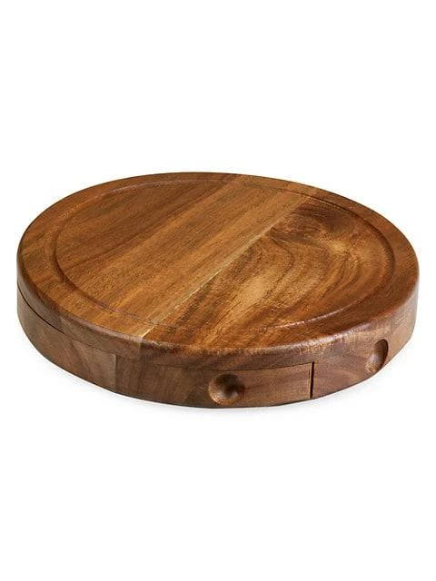 商品Picnic Time|Brie 4-Piece Acacia Cheese Board & Tool Set,价格¥240,第4张图片详细描述