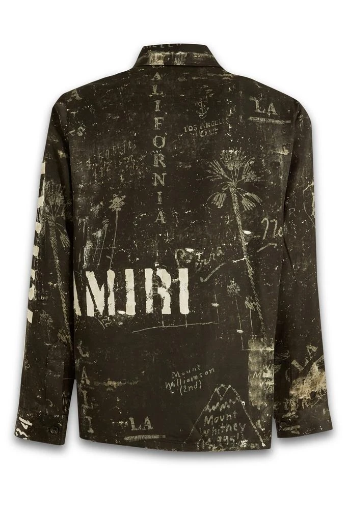 商品AMIRI|Amiri Logo Embroidered Bones Bomber Jacket,价格¥4613,第2张图片详细描述