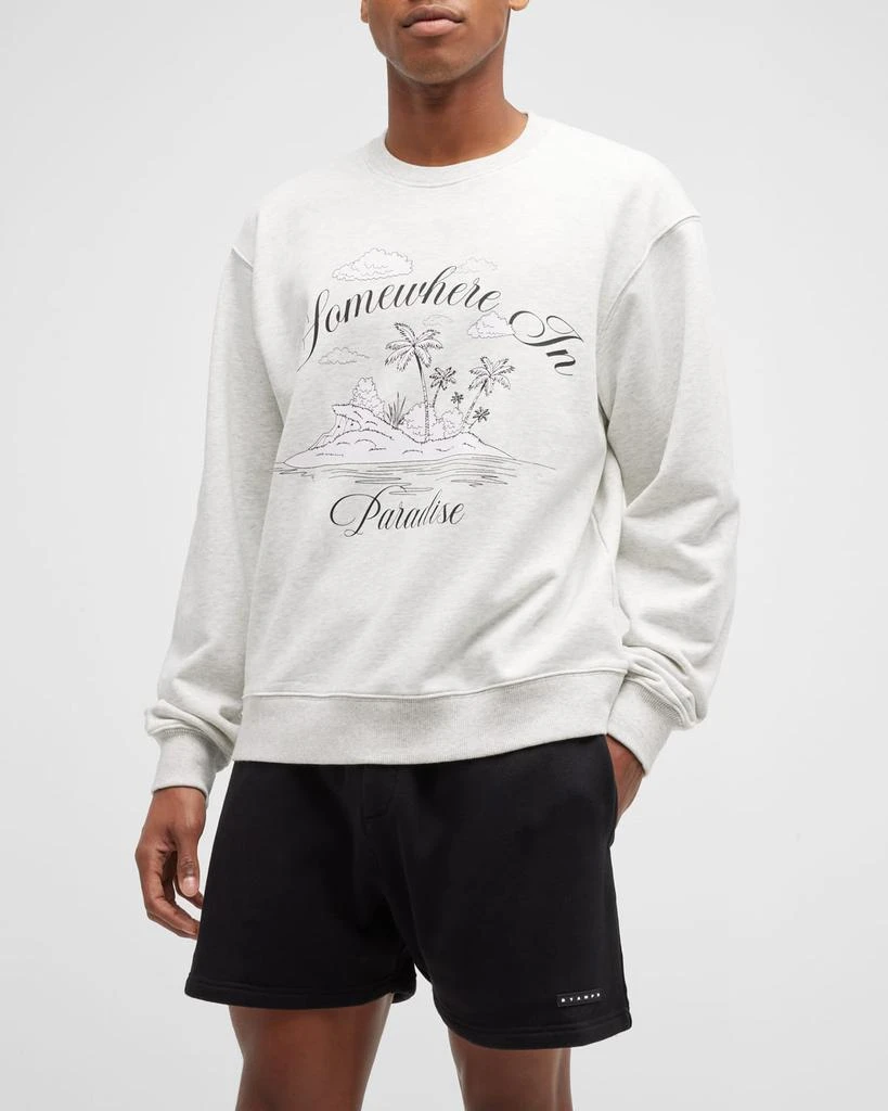 商品Stampd|Men's Somewhere Island Graphic Sweatshirt,价格¥744,第1张图片