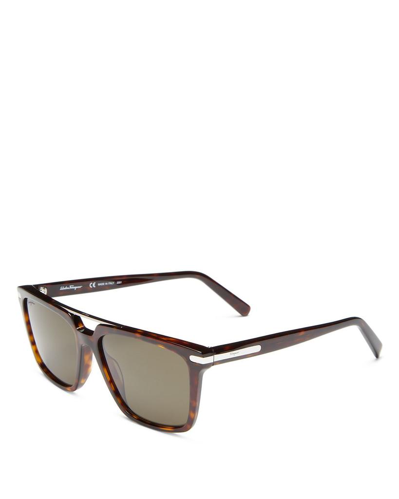 Men's Square Sunglasses, 57mm商品第3张图片规格展示