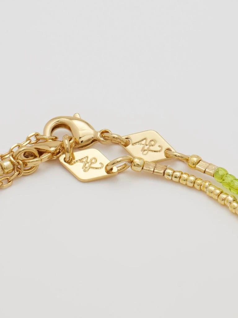 商品Anni Lu|Jade 18kt gold-plated bracelet set,价格¥480,第3张图片详细描述