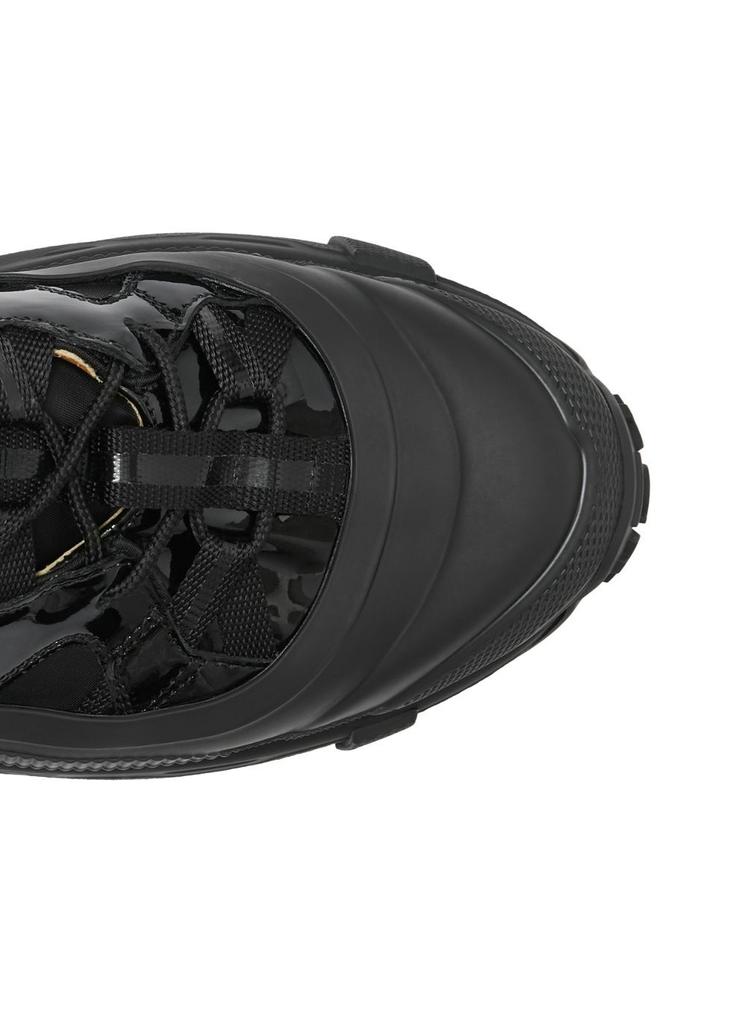 Nylon and patent leather arthur sneakers商品第2张图片规格展示