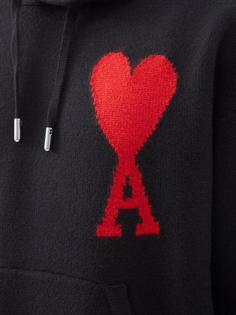 商品AMI|Ami de Cœur-logo wool hoodie,价格¥2864,第3张图片详细描述