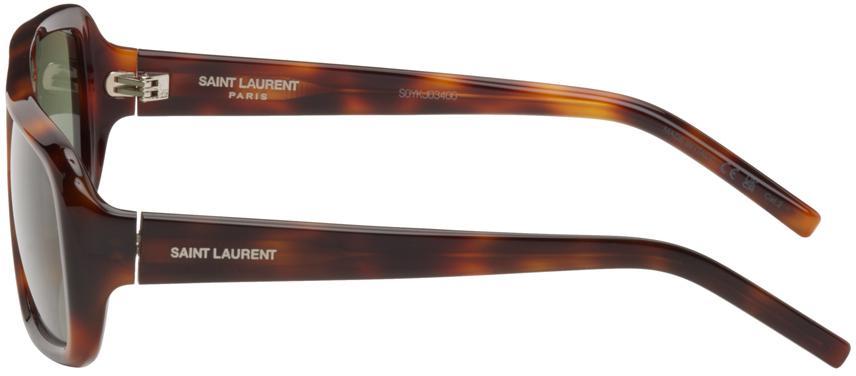商品Yves Saint Laurent|Tortoiseshell SL 569 Sunglasses,价格¥2897,第5张图片详细描述