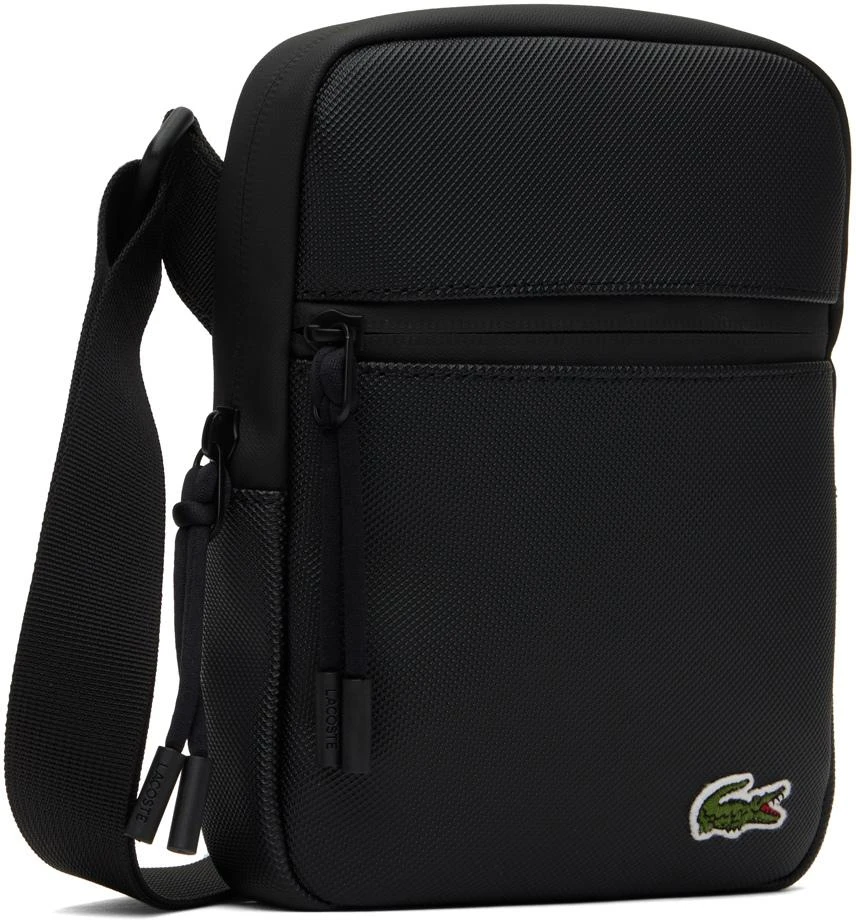 商品Lacoste|Black Flat Crossover Bag,价格¥458,第2张图片详细描述