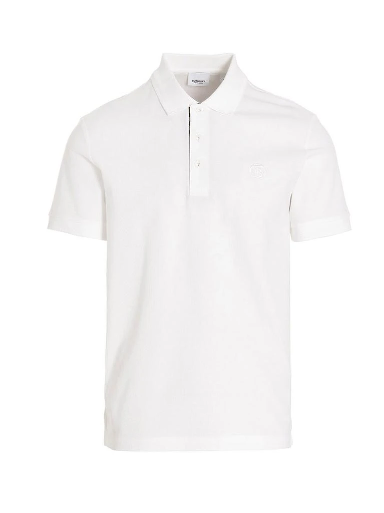 商品Burberry|Burberry Logo Embroidered Short-Sleeved Polo Shirt,价格¥2129,第1张图片