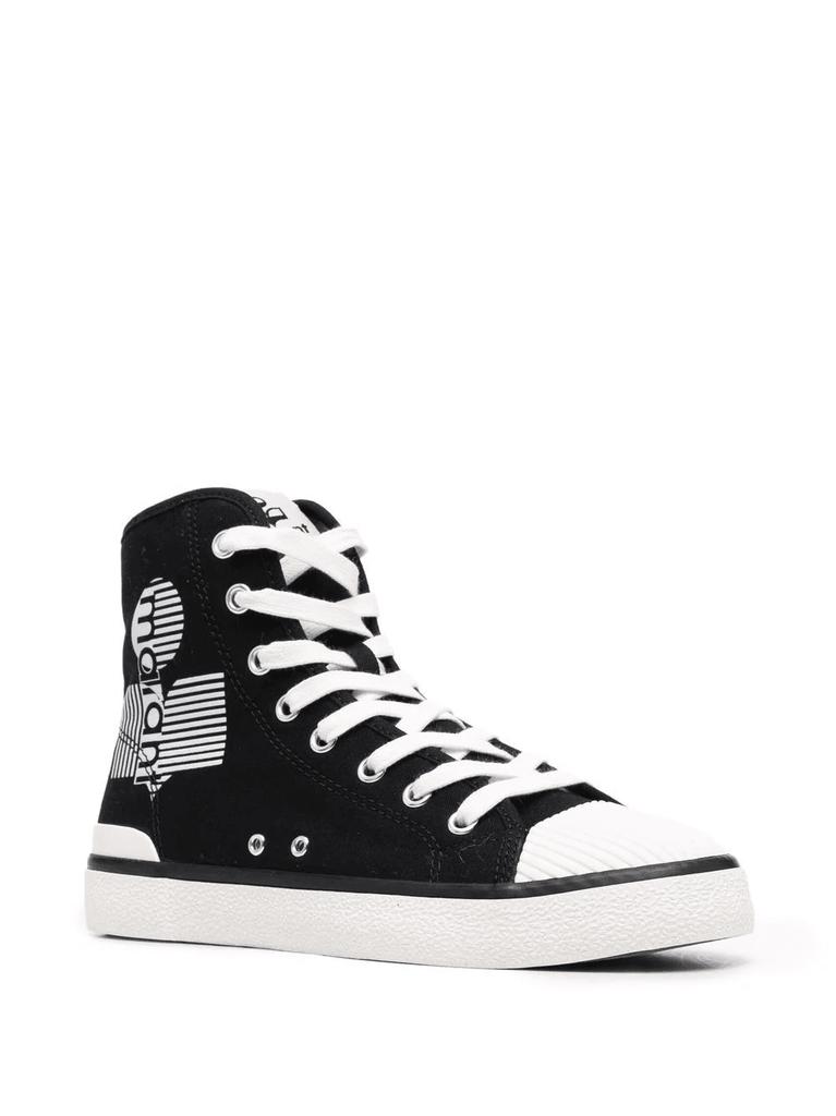 ISABEL MARANT ribbed-toe cap high-top sneakers商品第2张图片规格展示