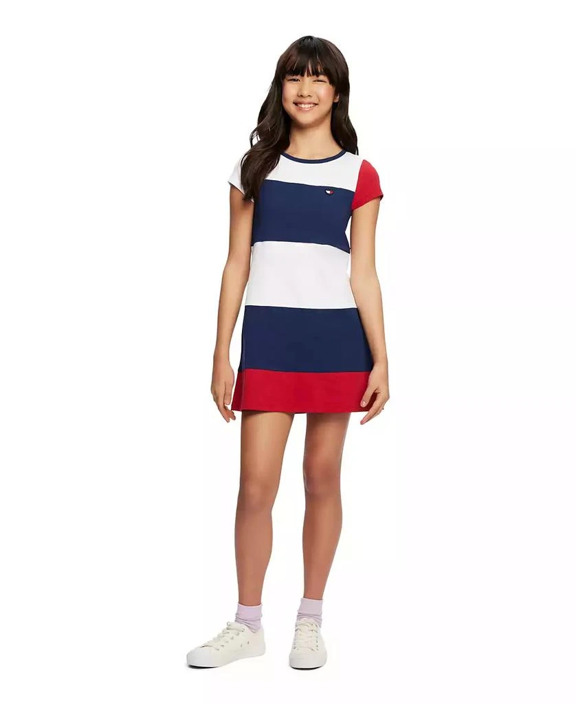 商品Tommy Hilfiger|Big Girls Colorblocked Jersey Dress,价格¥120,第1张图片