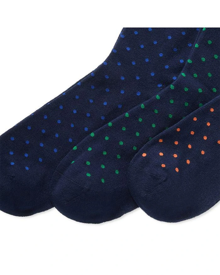 商品Ralph Lauren|Dot Crew Socks, Pack of 3,价格¥179,第3张图片详细描述