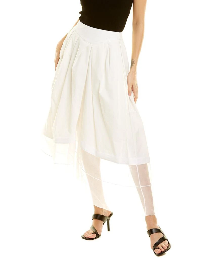 商品Rosie Assoulin|Rosie Assoulin Sheer Panel Silk-Lined Skirt,价格¥1969,第1张图片