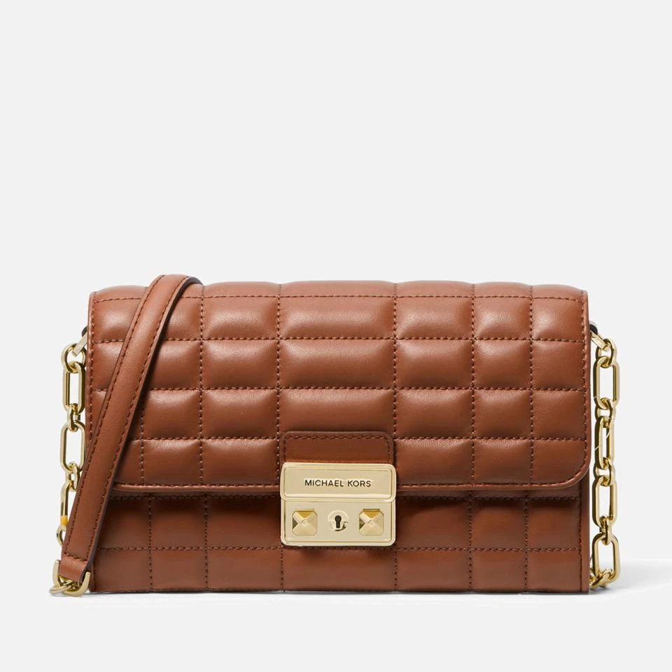 商品Michael Kors|MICHAEL Michael Kors Women's Tribeca Small Convertible Chain Shoulder Bag - Luggage,价格¥2224,第1张图片