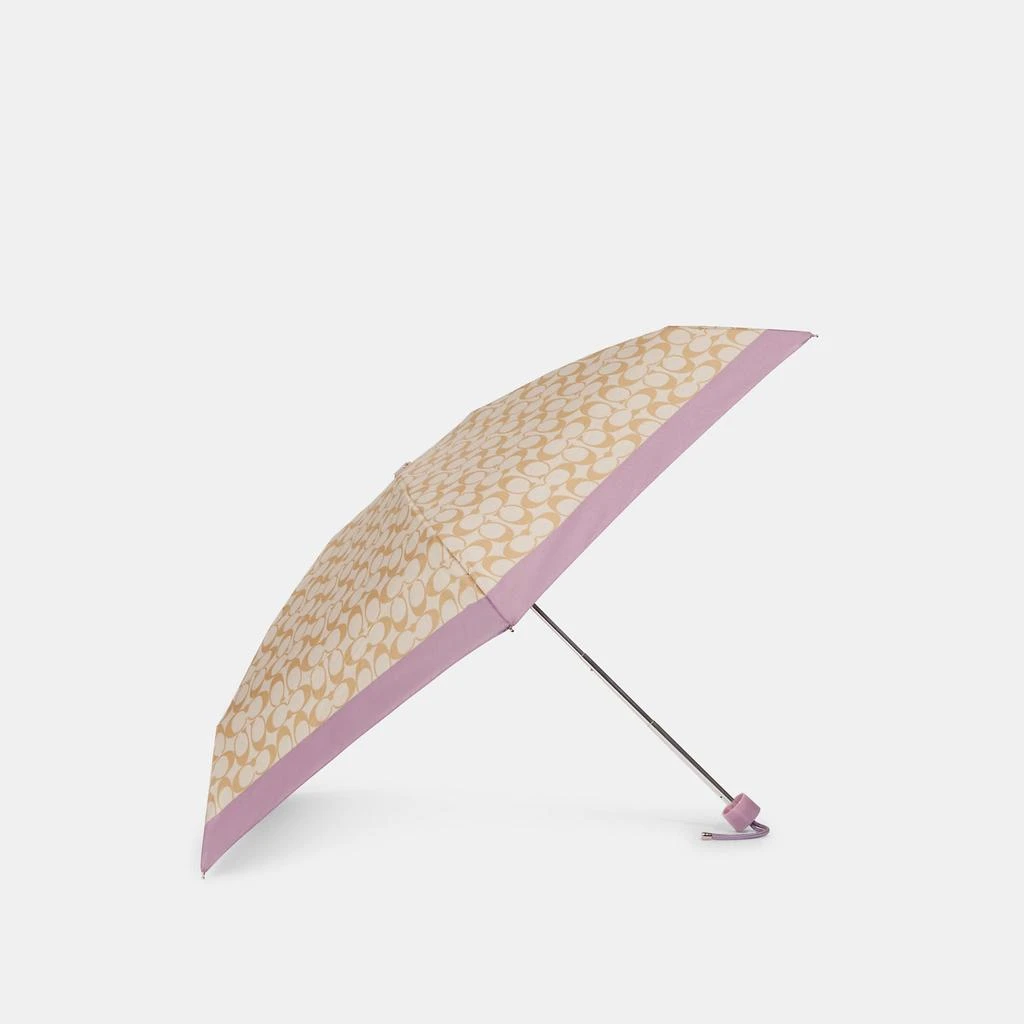 商品Coach|Coach Outlet Uv Protection Mini Umbrella In Signature,价格¥253,第2张图片详细描述