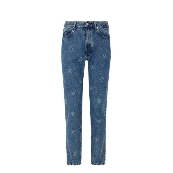 商品Martine Rose|Jean droit imprimé en coton,价格¥1539,第1张图片